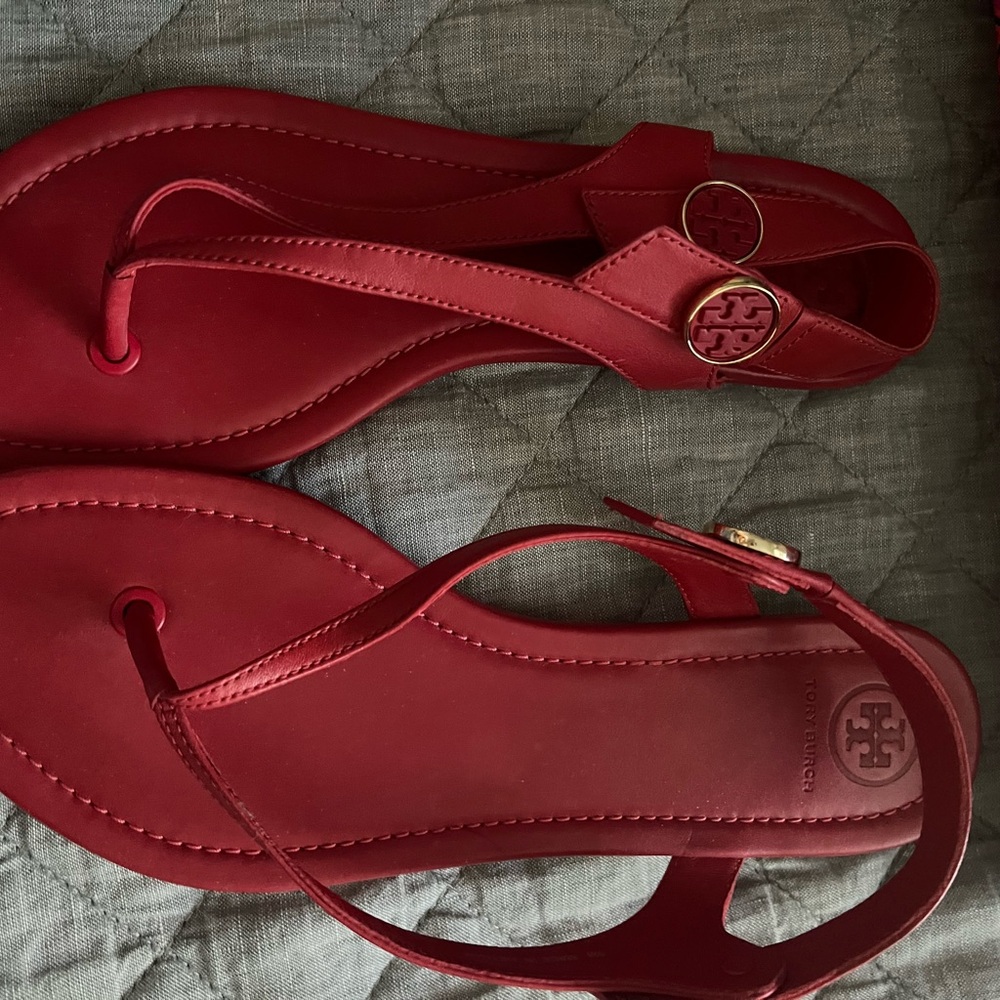 Tory Burch Red Women's Sandals New in Box